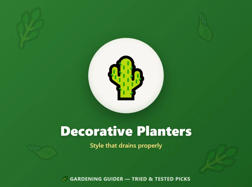Decorative Planters — Gardening Guider researched pick