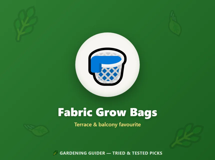 Fabric Grow Bags (Set) — Gardening Guider researched pick