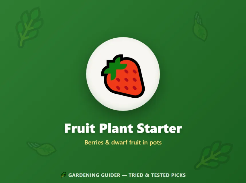 Fruit Plant Starter — Gardening Guider researched pick