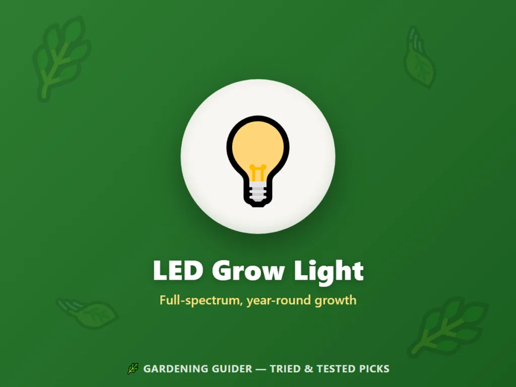LED Grow Light — Gardening Guider researched pick