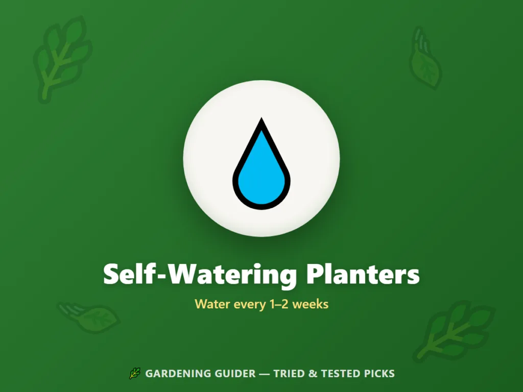 Self-Watering Planters — Gardening Guider researched pick