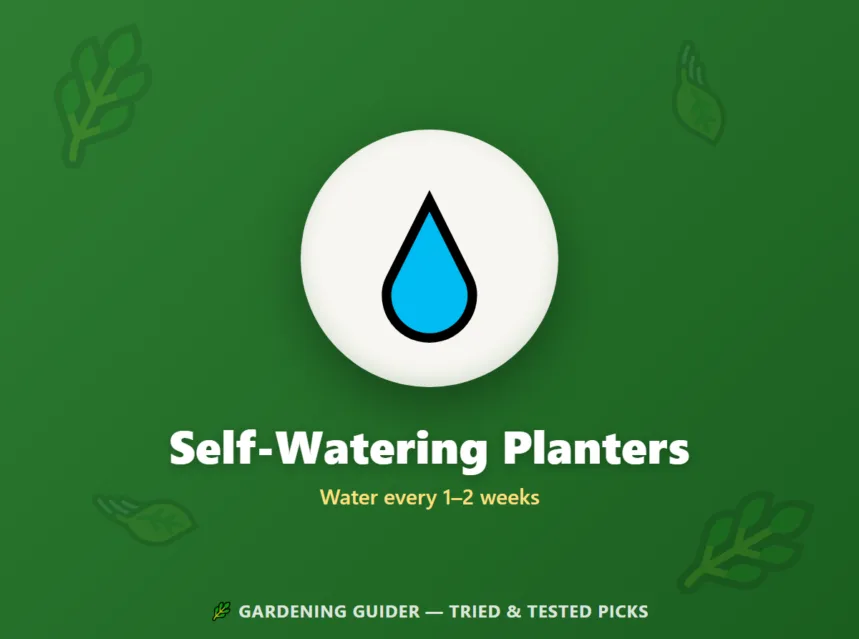 Self-Watering Planters — Gardening Guider researched pick
