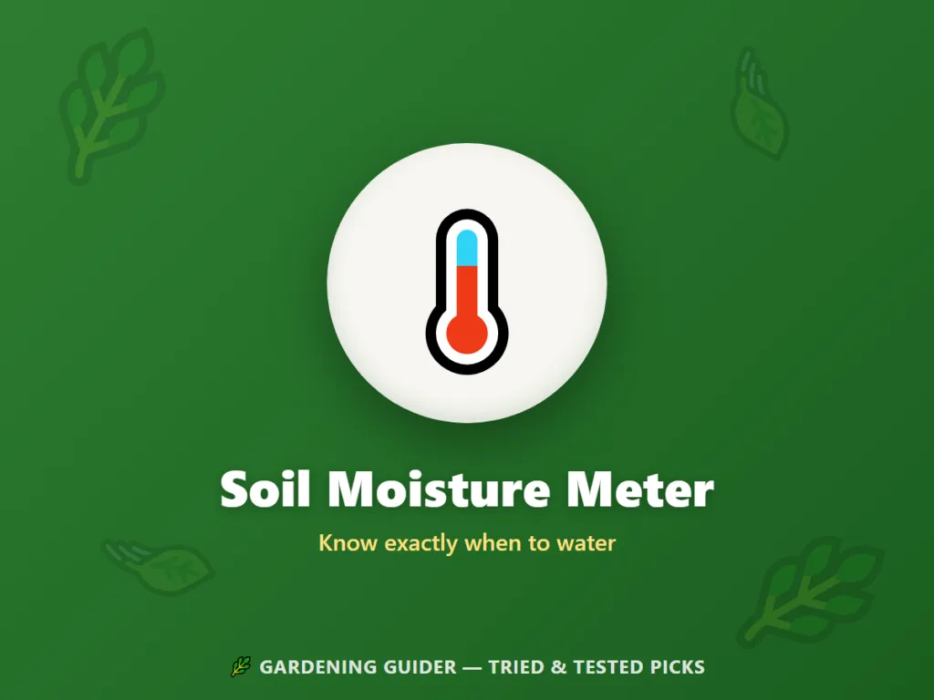 Soil Moisture Meter — Gardening Guider researched pick