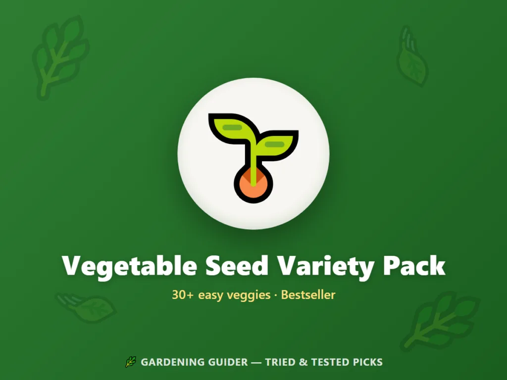 Vegetable Seed Variety Pack — Gardening Guider researched pick